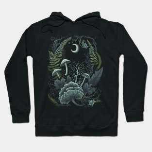 Witchy Celestial Fern Hoodie